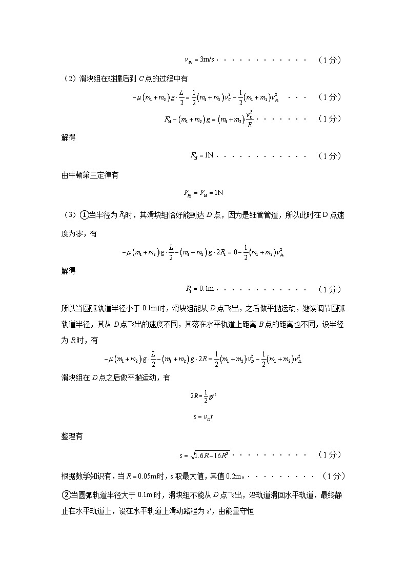 浙江省绍兴市诸暨中学暨阳分校2023-2024学年高二下学期期中考试物理试题03
