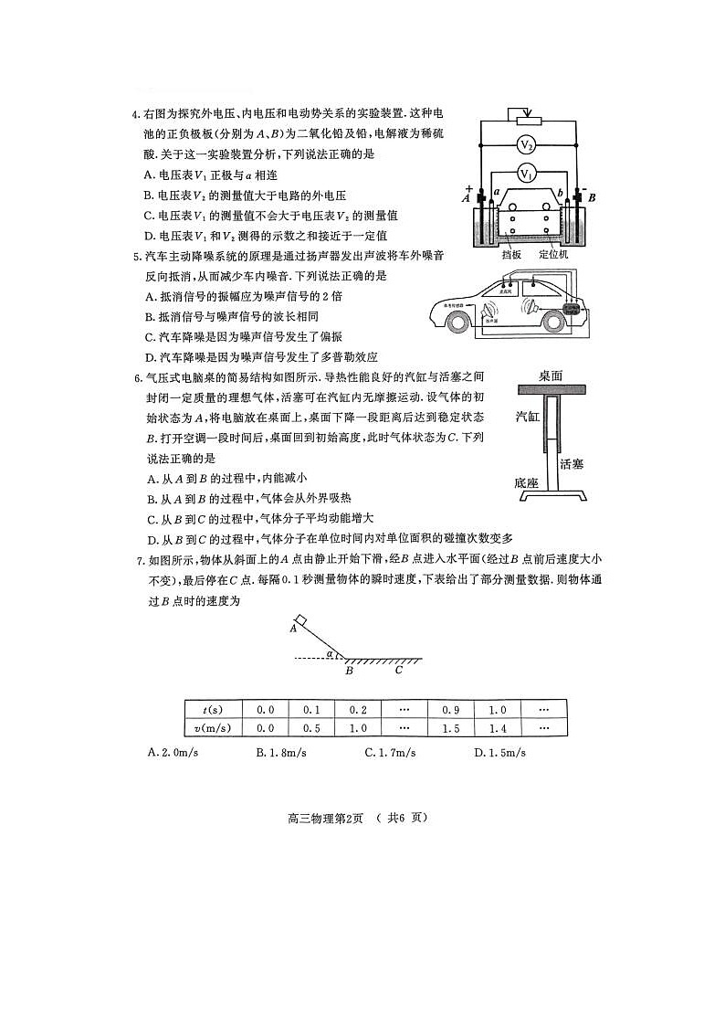 2024届江苏省南京市高三第一次模拟考试物理试题02