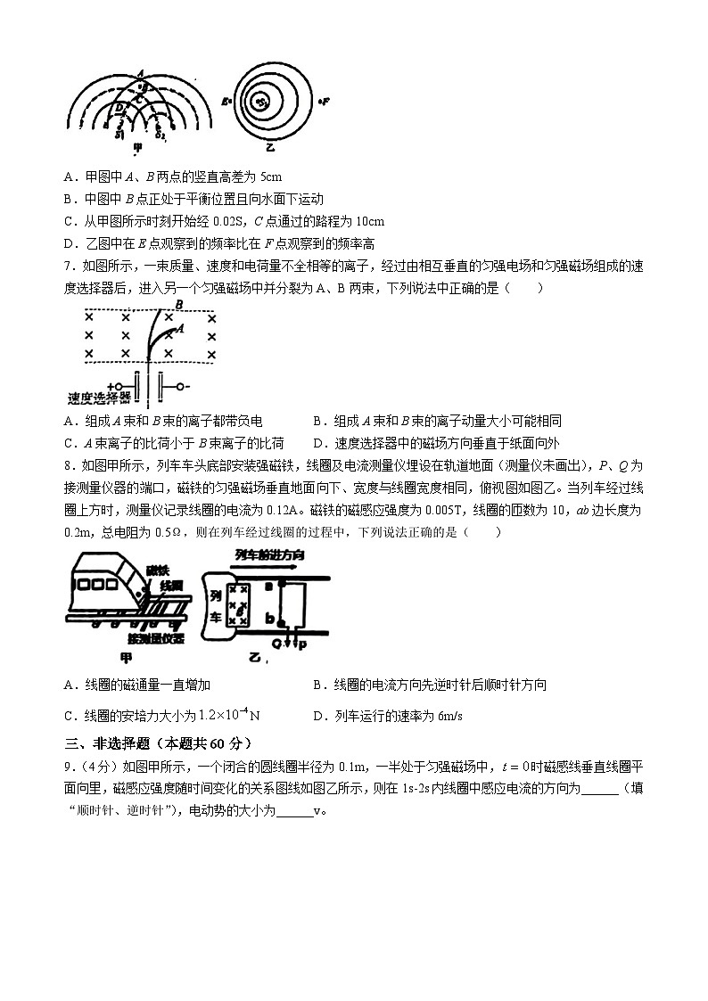 福建省福州市六校2023-2024学年高二下学期期中联考物理试题(无答案)03