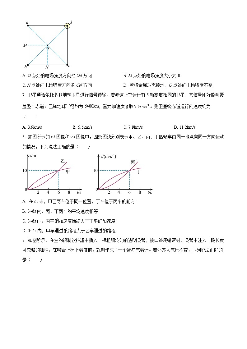 海南省海口市国兴中学2023-2024学年高三下学期4月月考物理试题 A卷（原卷版+解析版）03