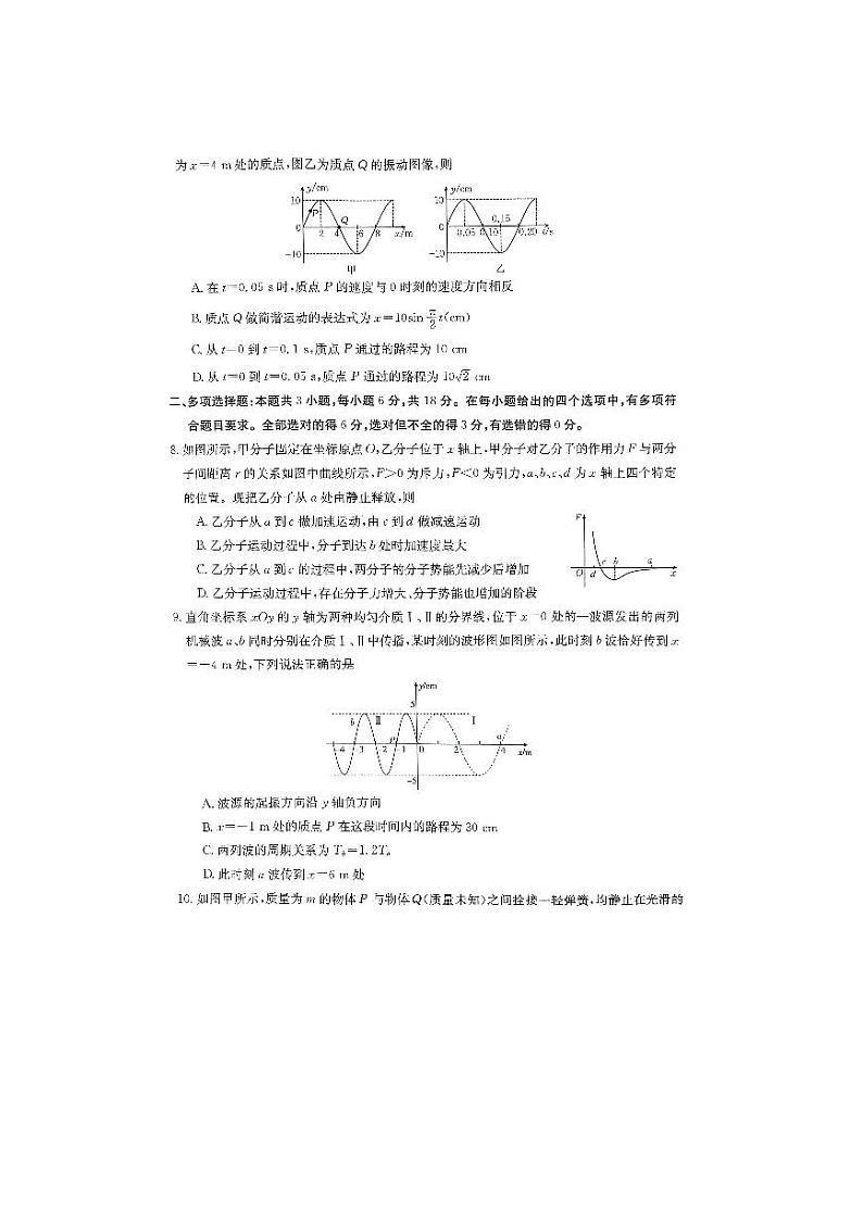 河北省联考2023-2024学年高二下学期4月期中物理试题第3页
