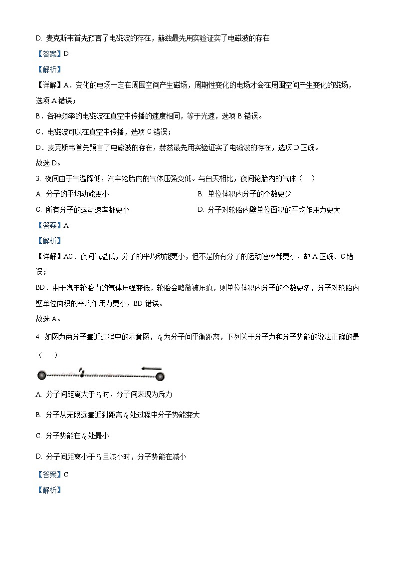 湖北省部分高中联考协作体2023-2024学年高二下学期期中考试物理试卷（解析版）第2页