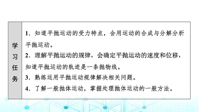 人教版高中物理必修第二册第5章第4节抛体运动的规律课件第2页