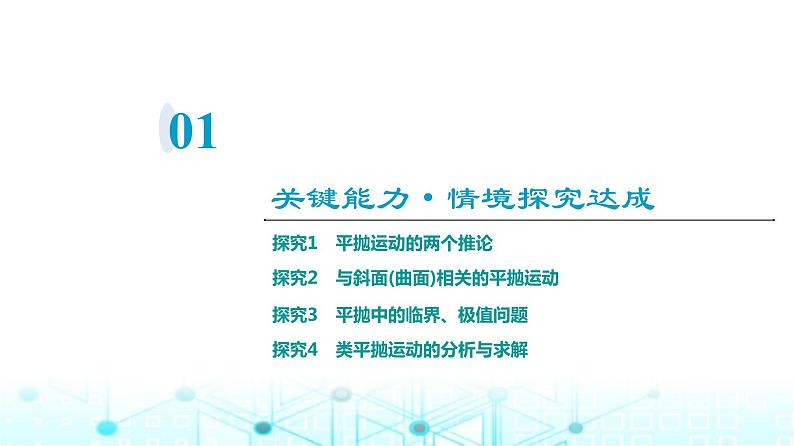 人教版高中物理必修第二册第5章素养提升课2平抛运动规律的应用课件03