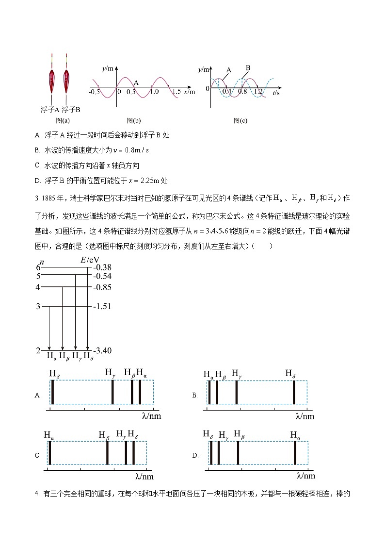 2024届贵州省黔南州高三下学期二模考试物理试题（Word版）02