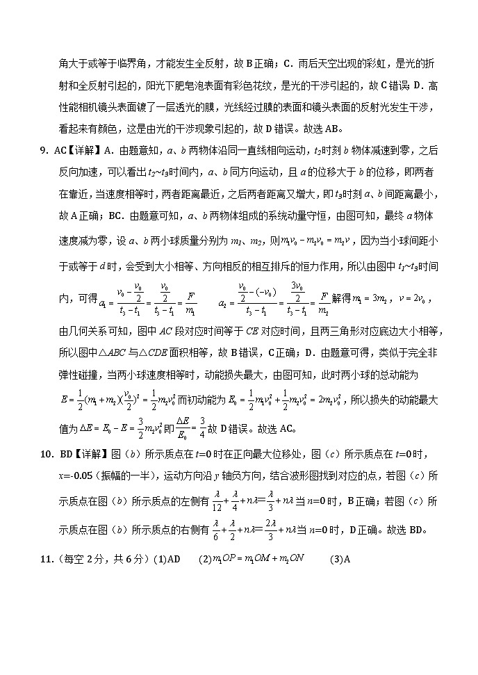 河南省濮阳市第一高级中学2023-2024学年高二下学期5月期中物理试题03