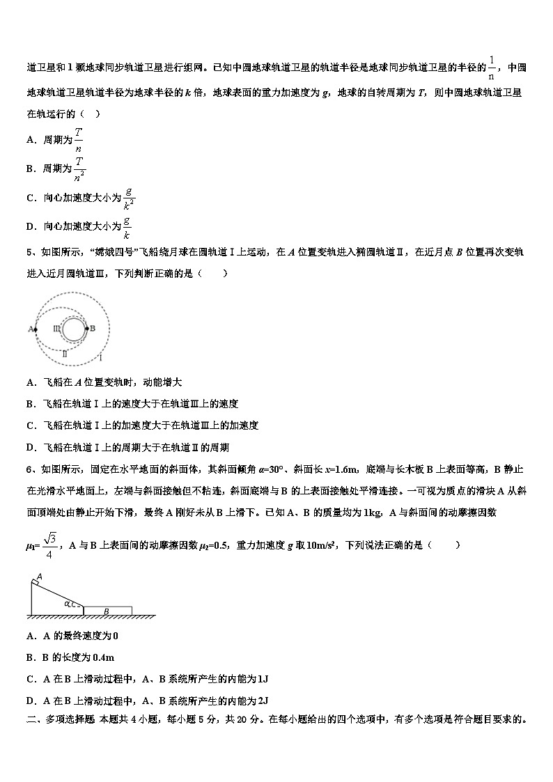 2023-2024学年湖南省高三下学期物理模拟试题第2页