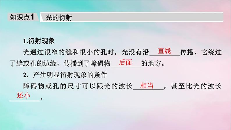 2025版新教材高中物理第4章光5光的衍射课件（新人教版选择性必修第一册）第6页