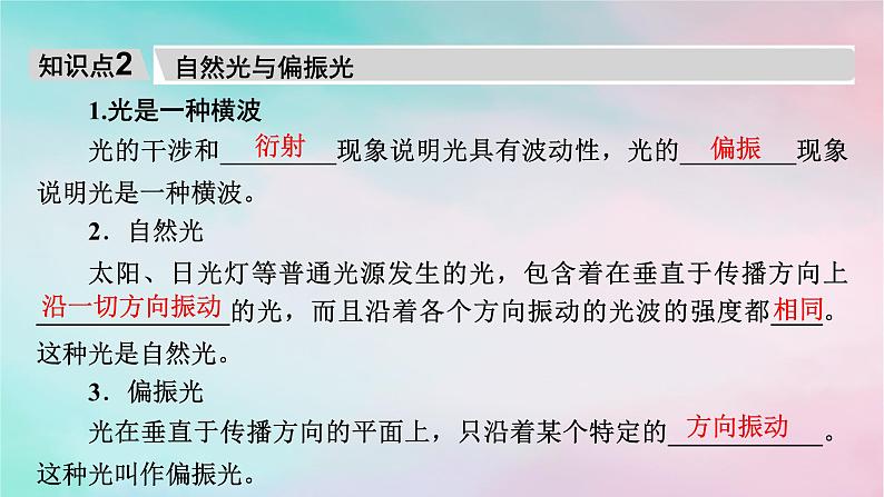 2025版新教材高中物理第4章光6光的偏振激光课件（新人教版选择性必修第一册）第6页