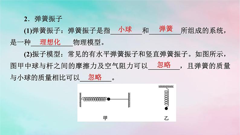 2025版新教材高中物理第2章机械振动1简谐运动课件（新人教版选择性必修第一册）第6页