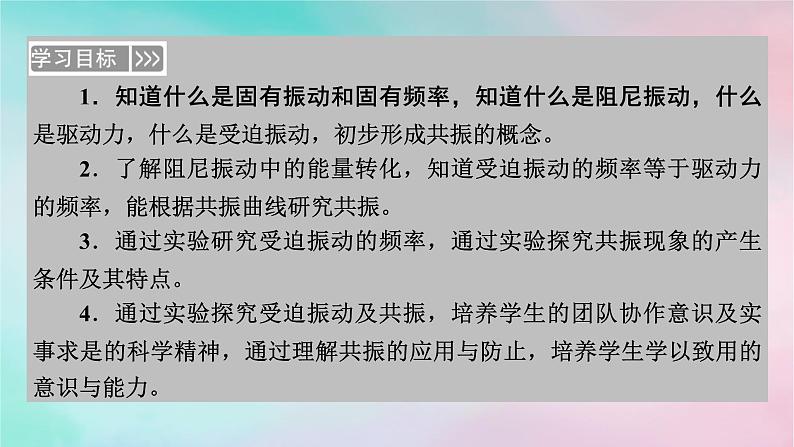 2025版新教材高中物理第2章机械振动6受迫振动共振课件（新人教版选择性必修第一册）第3页