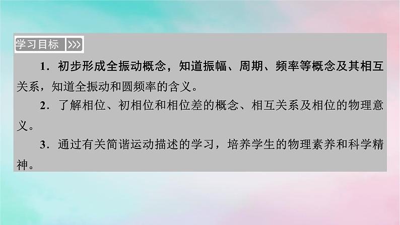 2025版新教材高中物理第2章机械振动2简谐运动的描述课件（新人教版选择性必修第一册）第3页