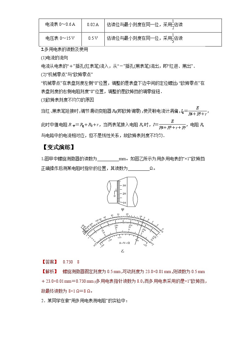 【二轮复习】高考物理专题19  电学试验（题型专练）.zip03