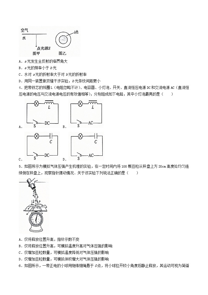 2024届江苏省南京市高三下学期第二次模拟考试物理试题（Word版）02