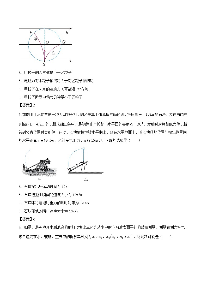 2024届湖南师范大学附属中学高三下学期模拟（二）物理试题（Word版）第2页