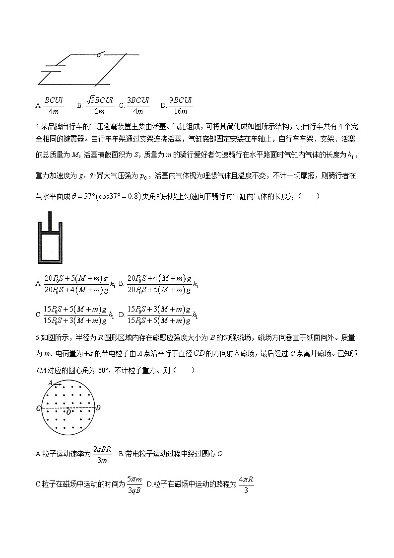 2024届山东省临沂市高三下学期学业水平等级考试模拟（二模）物理试题（Word版）02