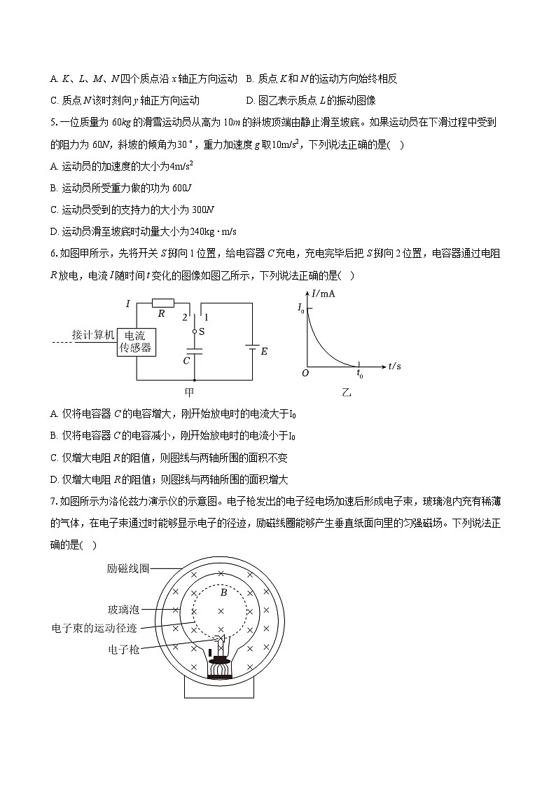 2024年北京市顺义区高考物理二模试卷（含详细答案解析）02
