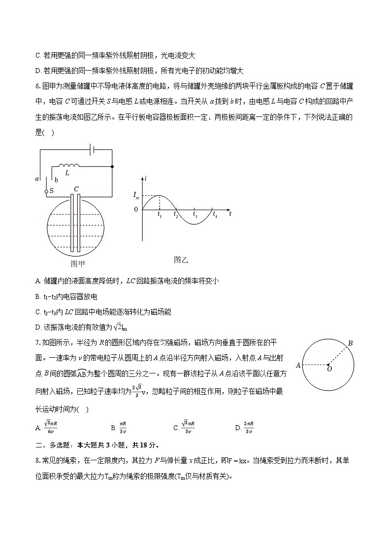 2024年广东省深圳市高考物理二模试卷（含详细答案解析）03
