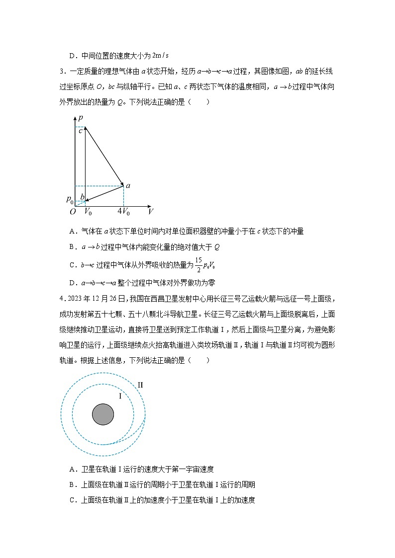 2024年山东省青岛市高三下学期5月模拟物理试题02