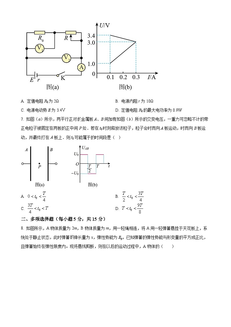 重庆市荣昌仁义中学校2023-2024学年高三下学期5月月考物理试题（原卷版+解析版）03