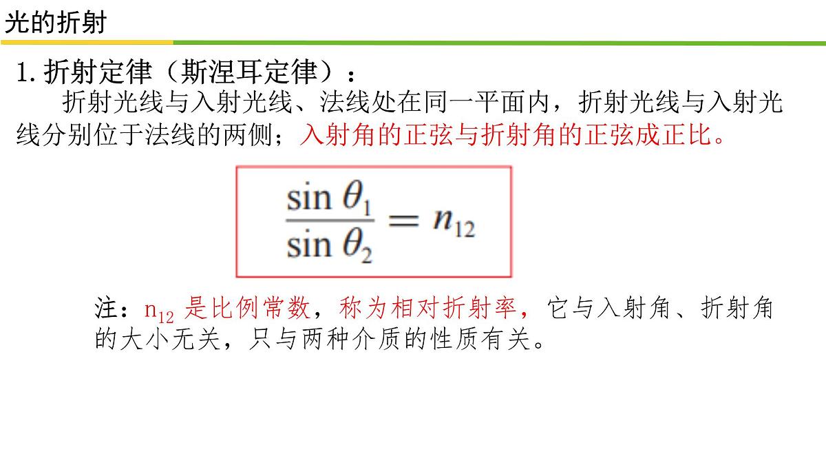 4.1光的折射课件-2023-2024学年高二上学期物理人教版（2019）选择性必修第一册第4页