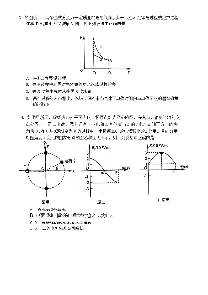 2024届吉林省东北师范大学附属中学高三下学期第五次模拟考试物理试题（Word版）第2页