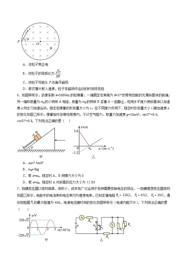 2024年高考物理最后一卷（福建卷）（考试版）03