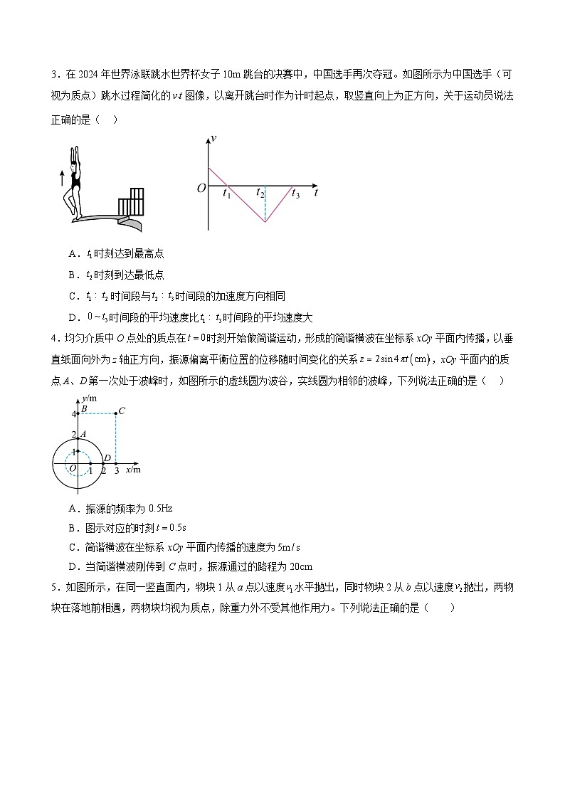 2024年高考物理最后一卷（广东卷）（考试版）02