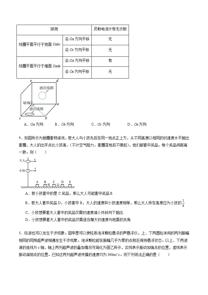 2024年江苏高考物理最后一卷（新情景题）（江苏卷03）（考试版）02