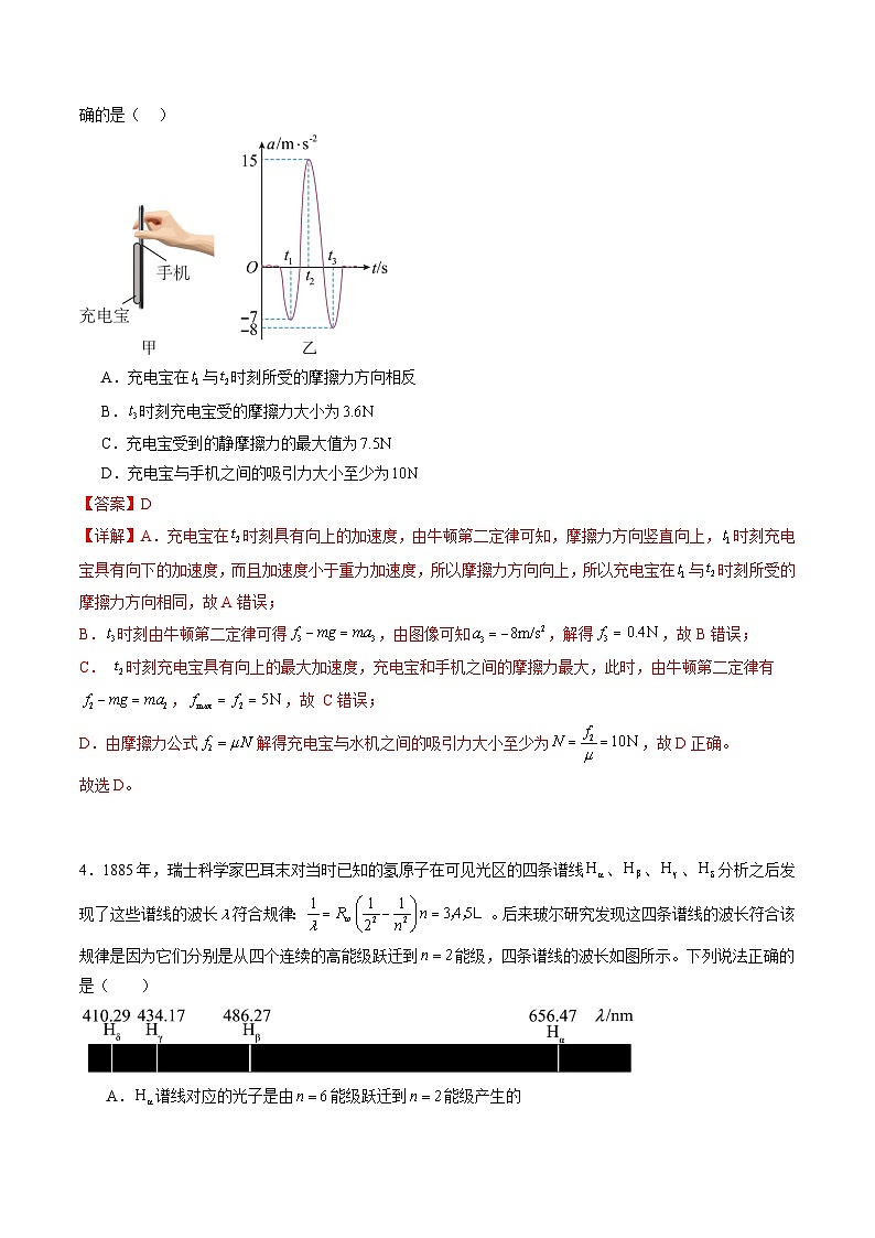 2024年江苏高考物理最后一卷（新情景题）（江苏卷05）（全解全析）第3页