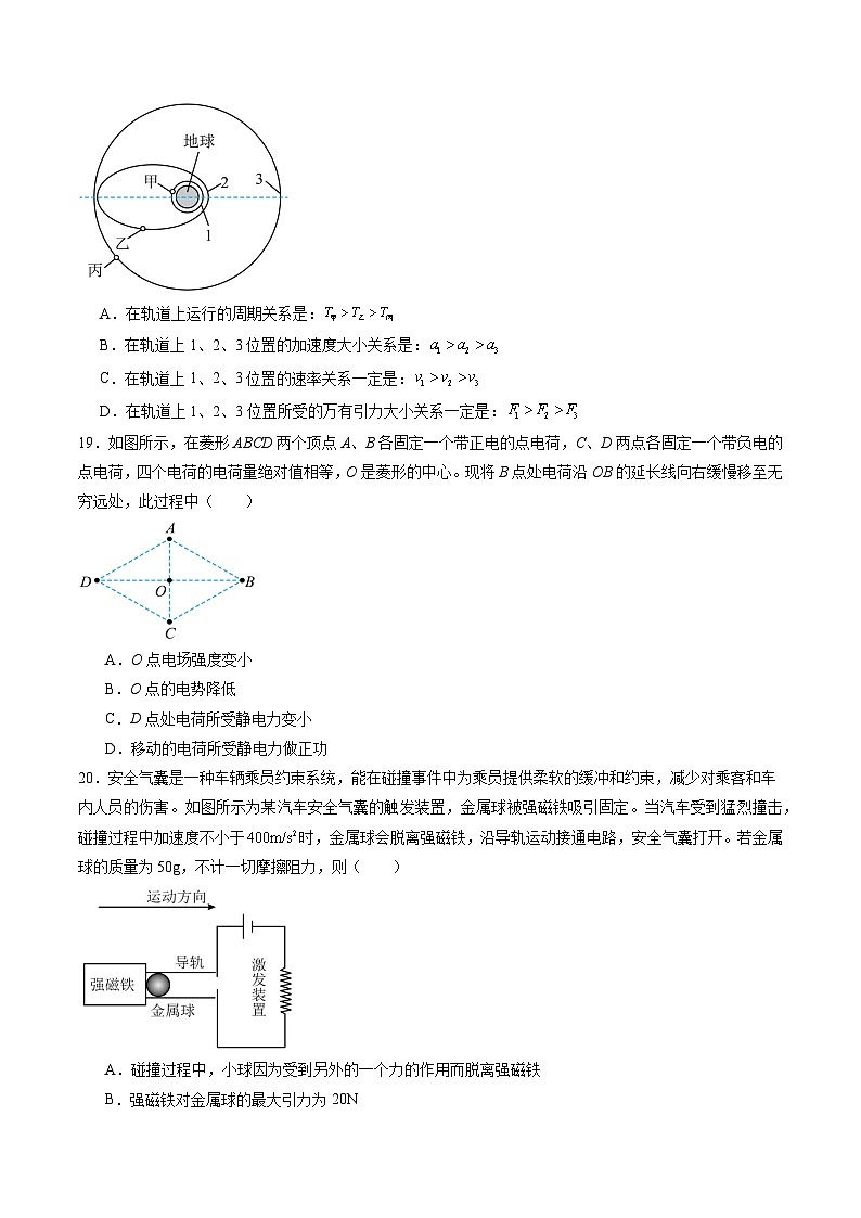 物理（全国旧教材版）2024年高考冲刺押题卷 05（新情景题）（考试版）第3页