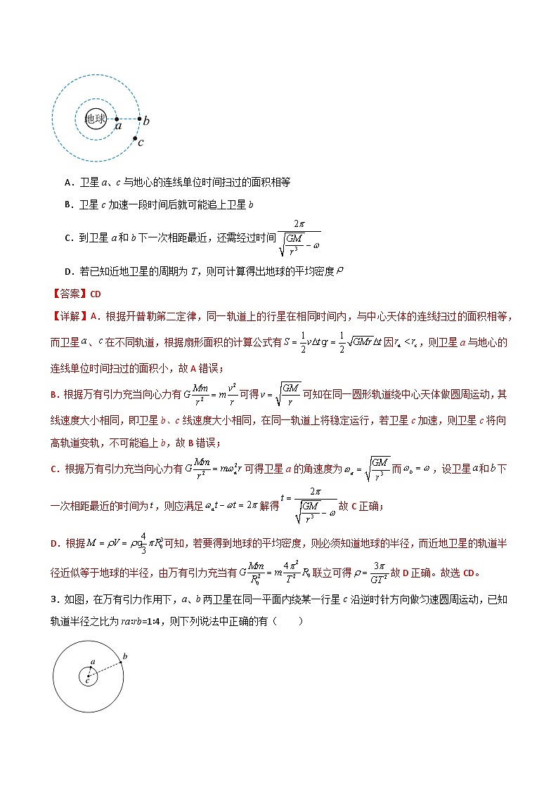 专题30 天体运动中追及相遇问题、能量问题和图像问题（解析版）第2页