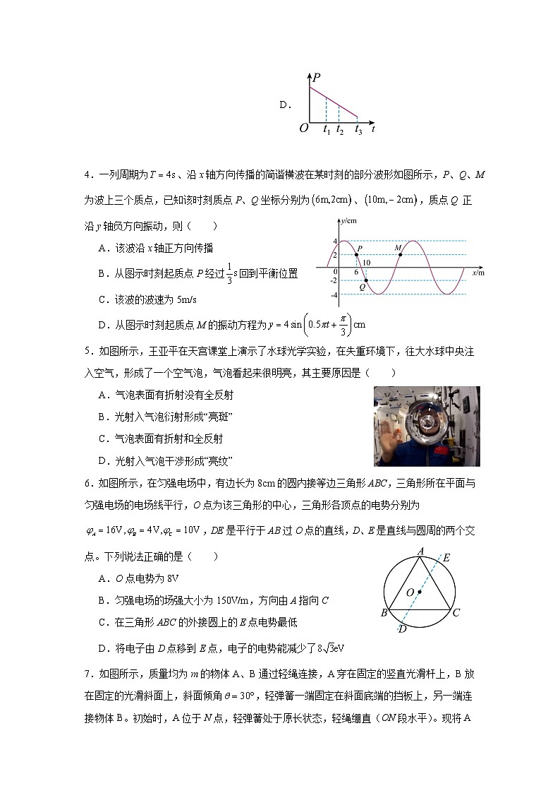 2024届江西省南昌市第十九中学高三下学期模拟预测物理试题02