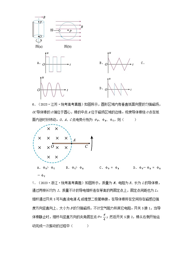 2019_2023近五年高考物理真题分类训练专题10电磁感应学生版第3页