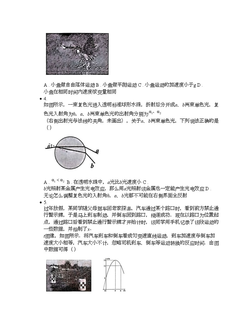 湖北省新高考协作体2024届高三下学期物理一模考试试题第2页
