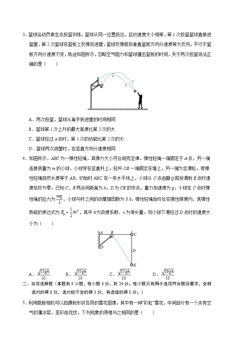 2024年高考第三次模拟考试题：物理（福建卷）（考试版）第2页