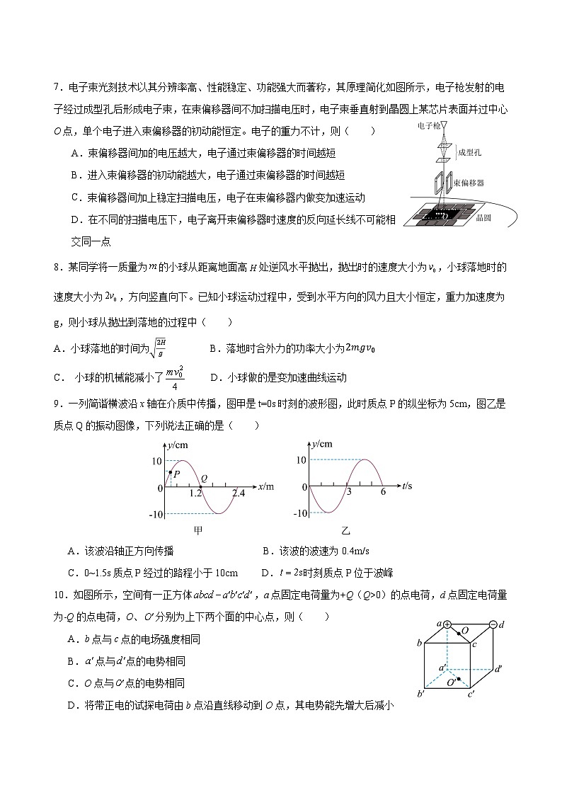 2024届5月份月考物理科目试题第3页