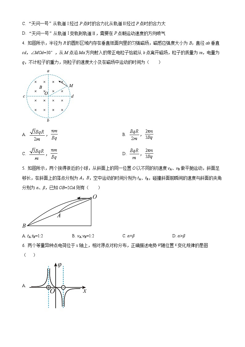 黑龙江省牡丹江市第三高级中学2023-2024学年高三下学期第四次模拟物理试卷（原卷版）第2页