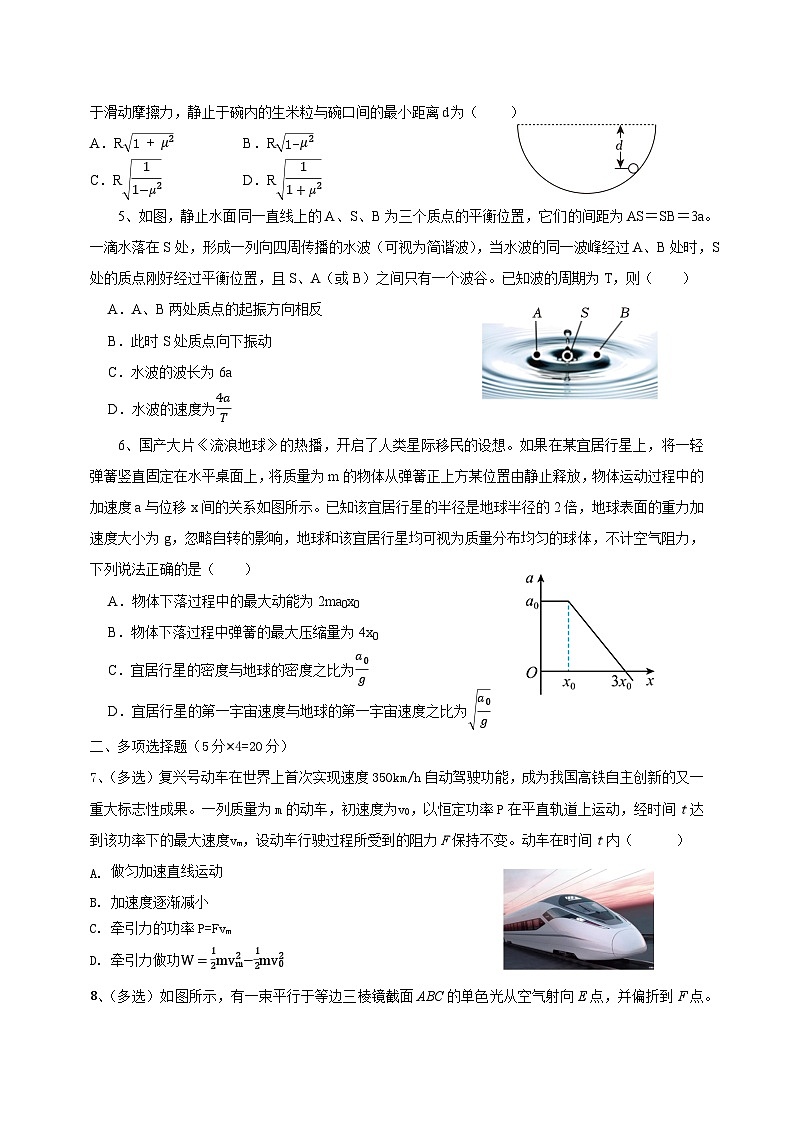 湖南省2024届高三下学期模拟冲刺物理（二）试题（Word版附答案）第2页