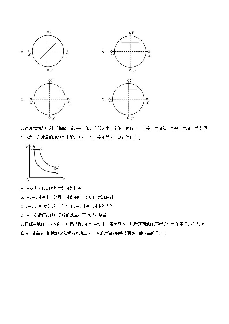 2023-2024学年江苏省南通市高三（第三次）适应性考试物理试卷（含详细答案解析）03