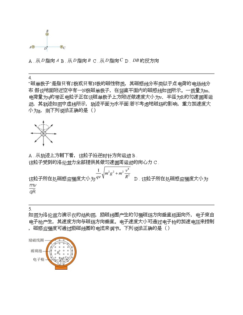 2024年高考物理二轮专题复习：洛伦兹力第2页