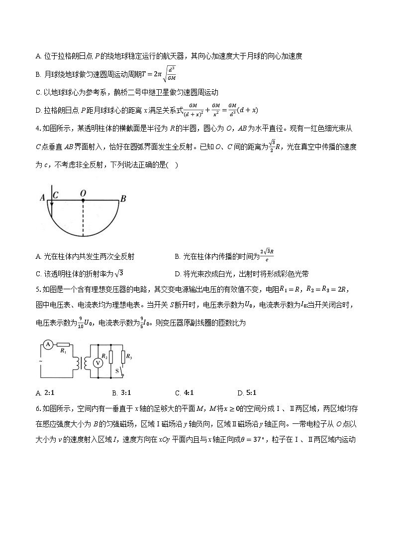 2024届湖北省黄冈中学高三下学期5月第三次模拟考试物理试题第2页