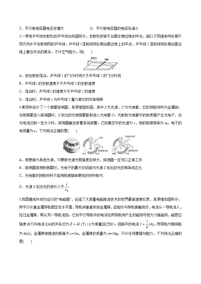 广东省2024届高三年级5月模拟考试物理试题第2页