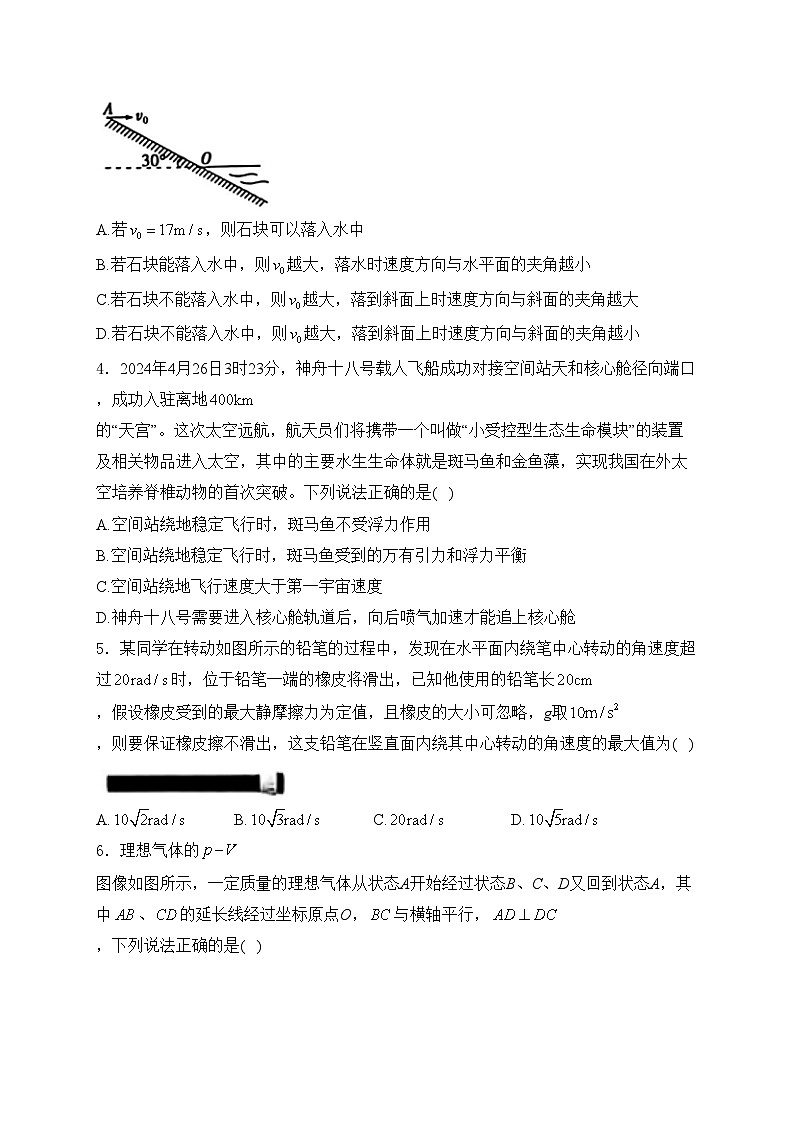 湖北省宜荆荆随恩2024届高三下学期5月联考（二模）物理试卷(含答案)02
