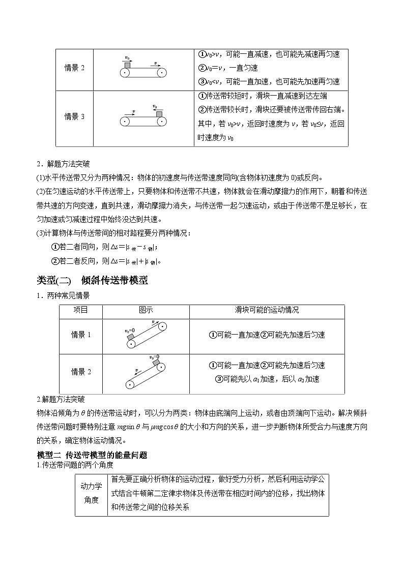 专题10 传送带模型中的相对运动与能量（解析版）第2页