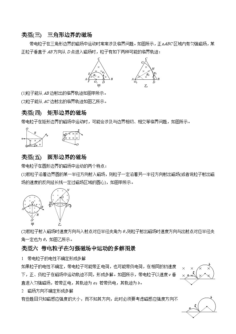 专题12 磁偏转模型中的关键几何条件---【热点模型】2024年高考物理二轮复习热点模型03
