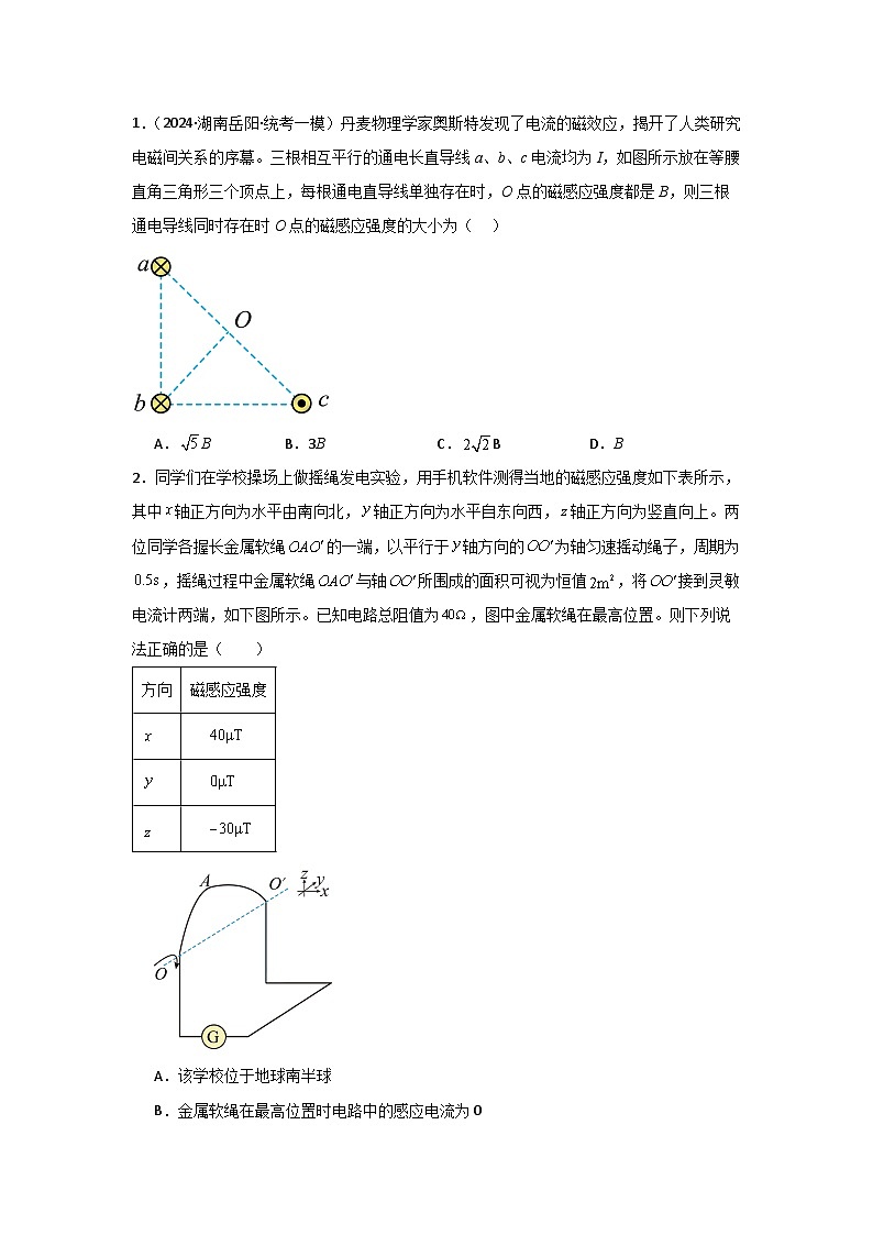专题09+磁场（原卷版）-【典型题型】2024年高考物理二轮复习突破典型题型之选择题17第2页