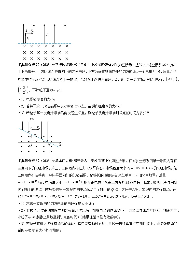 专题13 带电粒子在组（复）合场中的运动--2024年高考物理二轮复习题型归纳精讲（新高考）02