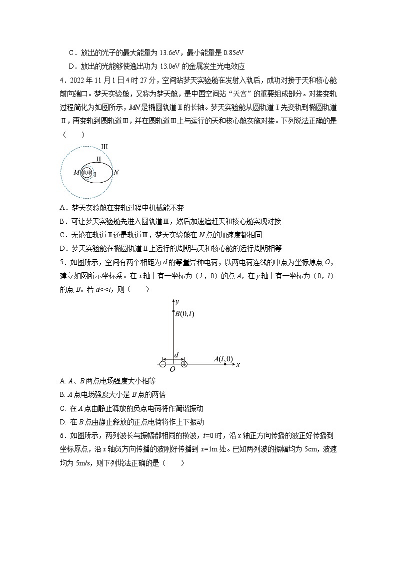 信息必刷卷04-2024年高考物理考前信息必刷卷（江苏专用）03
