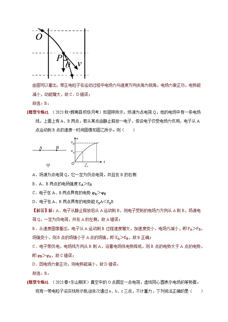 专题16  电场能的性质-【高考二轮】2024年高考物理热点知识清单与题型讲练（全国通用）03